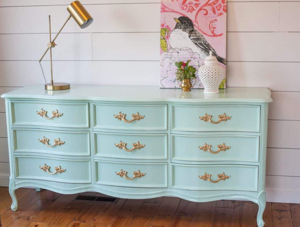 Vintage Henry Link Provincial Style Nine Drawer Dresser Available for Custom Lacquer!