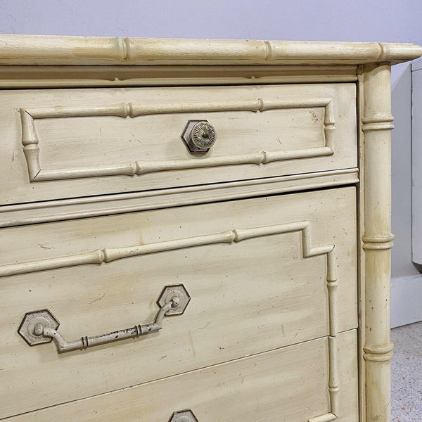 Thomasville Allegro Faux Bamboo Double Dresser Available for Custom Lacquer - Hibiscus House