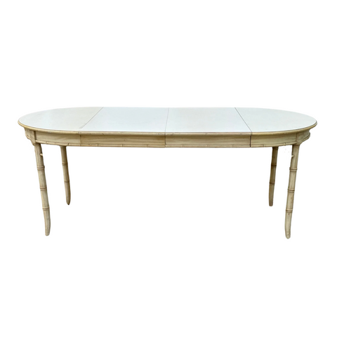 Vintage Thomasville Allegro Faux Bamboo Dining/Game Table Available for Custom Lacquer!