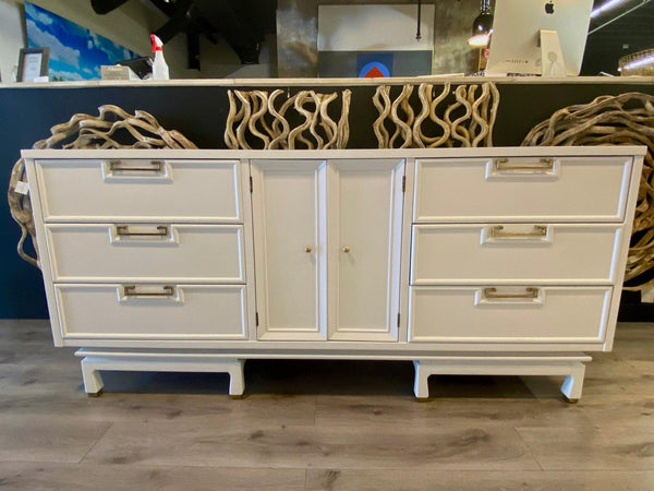 1960’s Merton Gershun for American of Martinsville Walnut Credenza Available for Lacquer - Hibiscus House