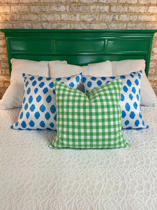 Chinoiserie Queen Headboard by Bassett Furniture Lacquered in Lucky Green