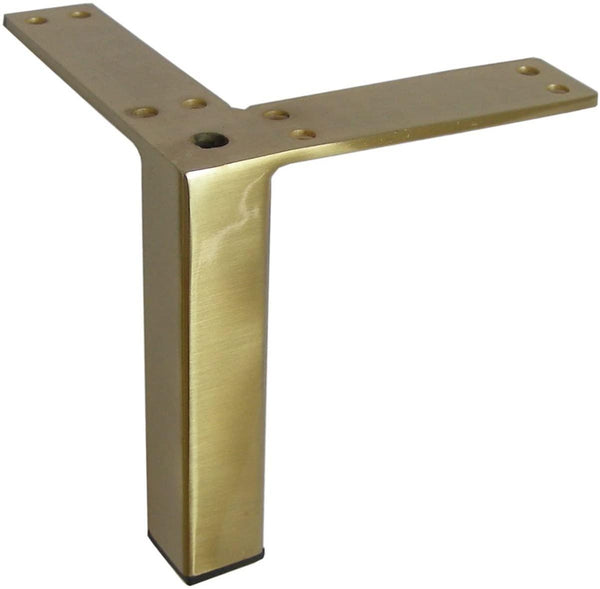Block Shaped Square Brass Legs - Hibiscus House