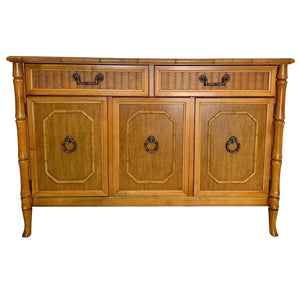 Broyhill Furniture Vintage Faux Bamboo Server Available for Custom Lacquer