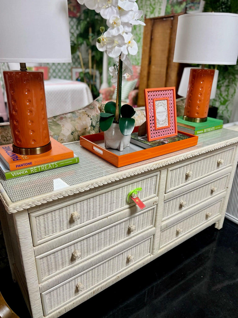 Henry Link by Lexington Woven Wicker Rattan Six Drawer Dresser Ready to Ship! – Hibiscus House Henry Link by Lexington Woven Wicker Rattan Six Drawer Dresser Ready to Ship! – Hibiscus House