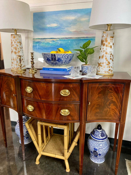 Antique Mahogany Hepplewhite Sideboard by Hickory Chair - Hibiscus House