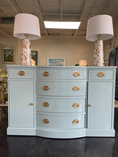 Traditional Hepplewhite Buffet Lacquered Ready to Ship - Hibiscus House