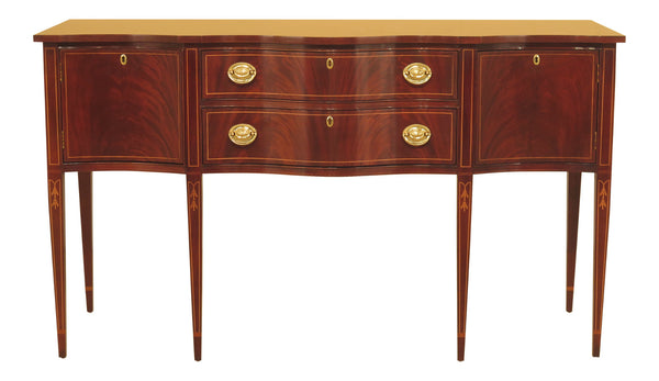 Hickory White Federal Style Mahogany Sideboard - Hibiscus House