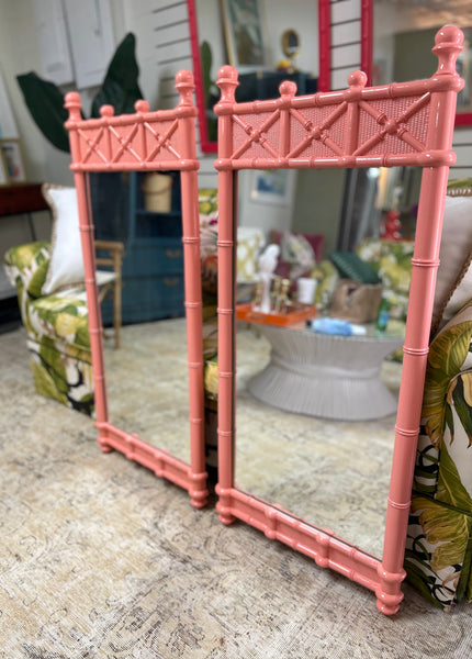 Drexel Omega Chippendale Mirrors Lacquered - Hibiscus House