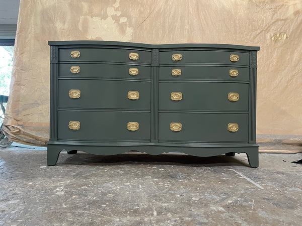 Century Furniture Bowfront Chest Lacquered Ready to Ship - Hibiscus House