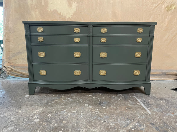 Century Furniture Bowfront Chest Lacquered Ready to Ship - Hibiscus House