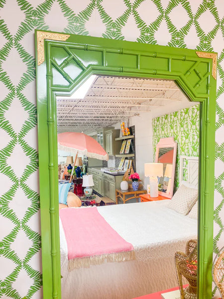 Vintage Thomasville Furniture Huntley Collection Mirror Available for Custom Lacquer
