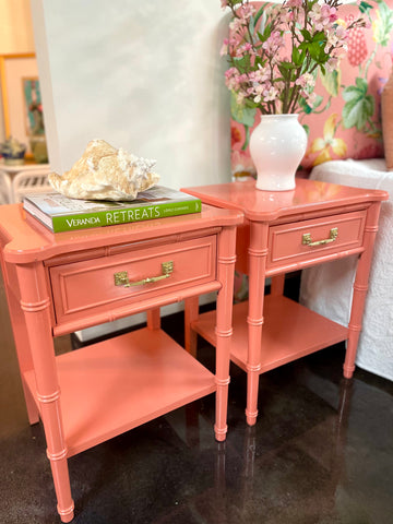 Henry Link Bali Hai Nightstands Lacquered - Hibiscus House