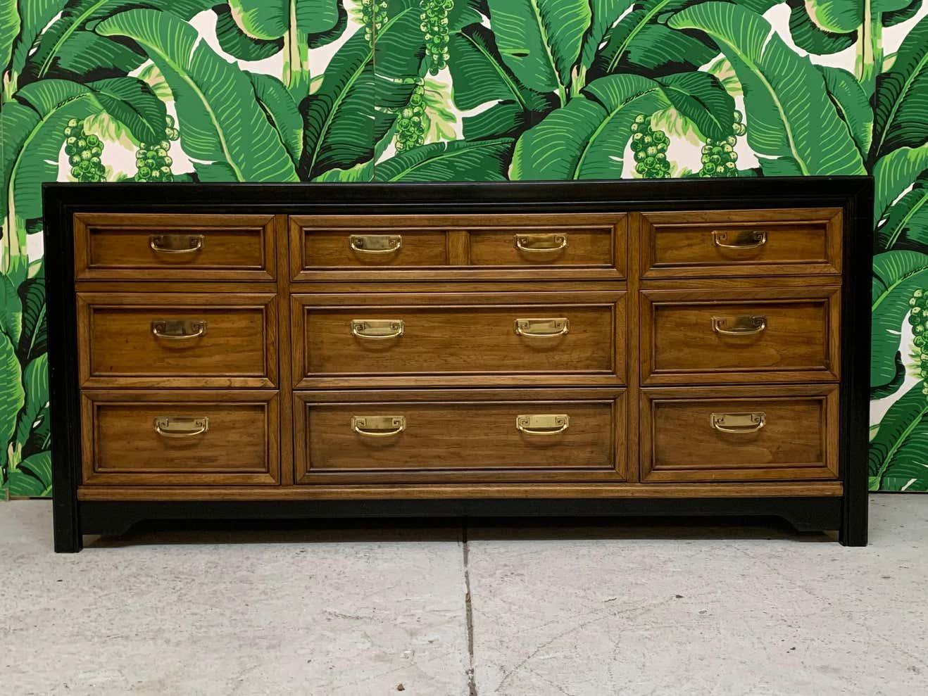 Vintage Thomasville Nine Drawer Dresser Available for Custom Lacquer – Hibiscus House