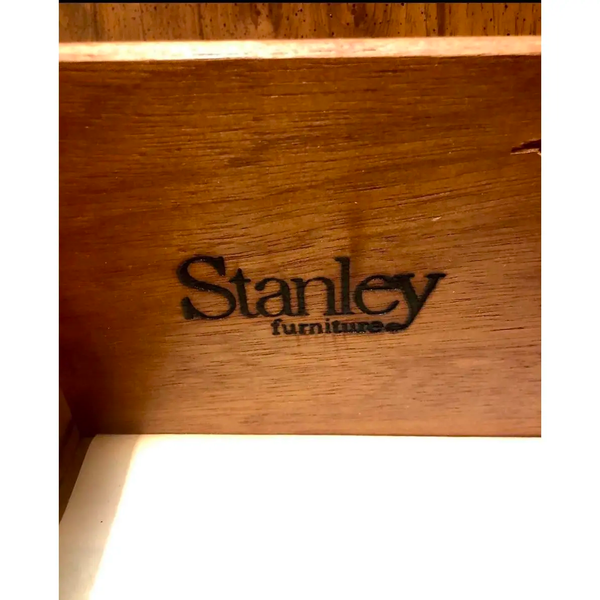 Vintage Stanley Furniture Faux Bamboo Nightstands Available for Custom Lacquer