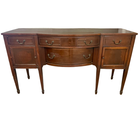 Antique Federal Style Mahogany Sideboard Available for Lacquer