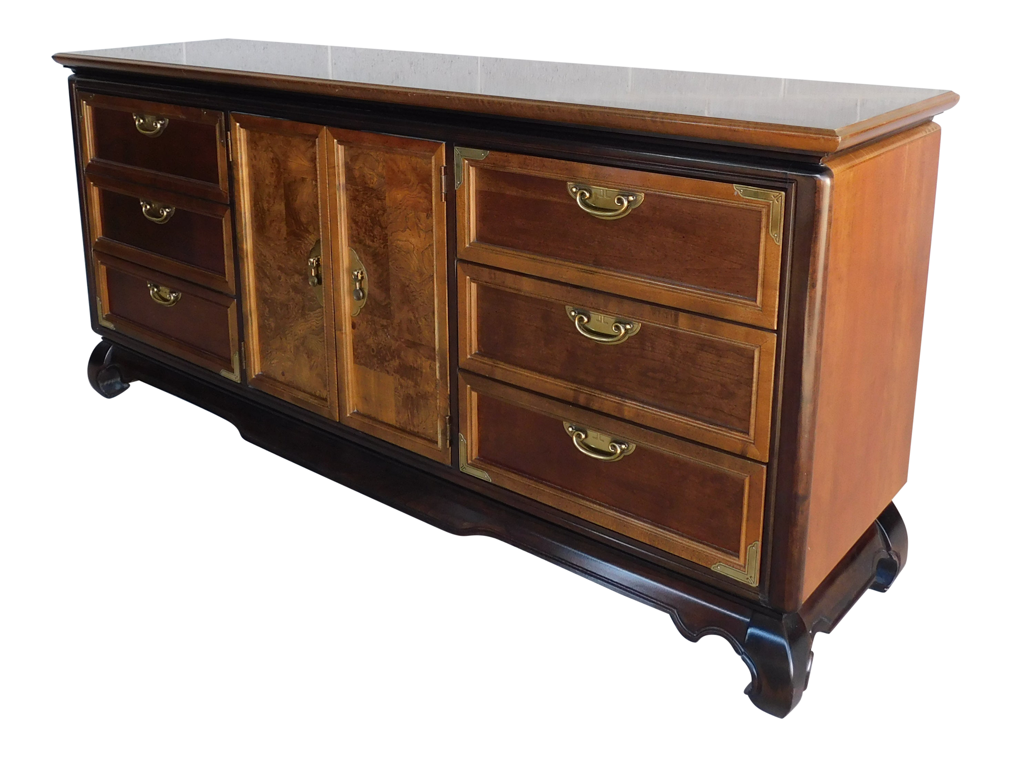 Broyhill Furniture Co Premier Ming Dynasty Collection Credenza Available for Lacquer - Hibiscus House