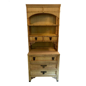 Vintage Dixie Shangrilah Collection Bachelor Chest with Hutch Available for Custom Lacquer