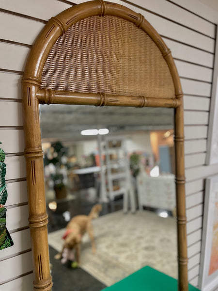 Broyhill Faux Bamboo Mirror - Hibiscus House