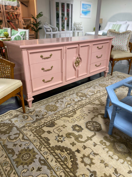 Chinoiserie Style Long Credenza Lacquered