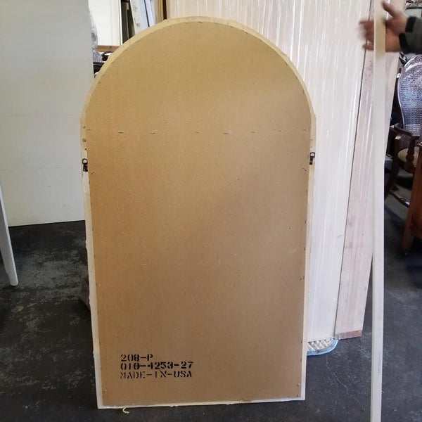 Vintage Broyhill Furniture Arched Faux Bamboo Mirror Available for Custom Lacquer - Hibiscus House
