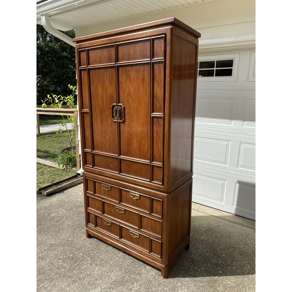 Vintage Thomasville Mystique Collection Large Armoire Available for Custom Lacquer
