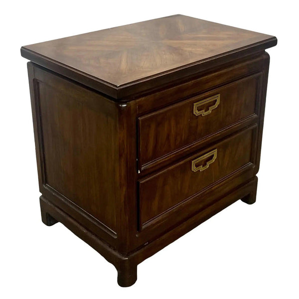 Vintage Thomasville Furniture Mystique Collection Chinoiserie Style Nightstand Pair Available for Custom Lacquer!