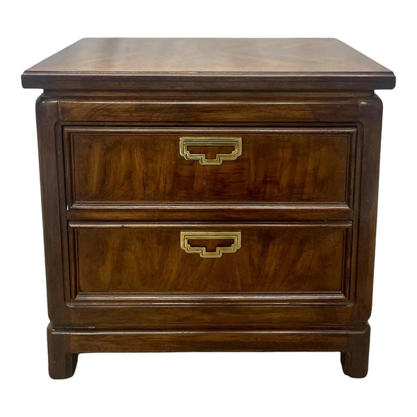 Vintage Thomasville Furniture Mystique Collection Chinoiserie Style Nightstand Pair Available for Custom Lacquer!